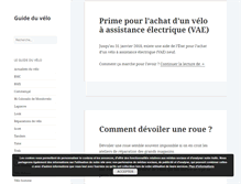 Tablet Screenshot of guide-du-velo.com